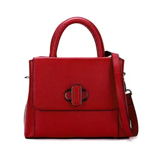 Guangzhou Structured Shoulder Bag Purse Fashion Women Leather Handbag