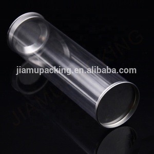 2017 plastic clear PVC printing cylinder tube packing