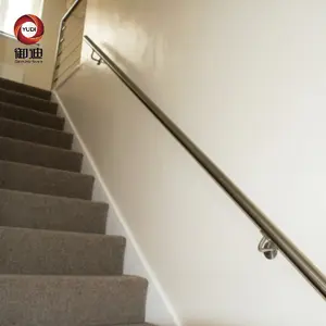 इनडोर इस्तेमाल किया स्टेनलेस स्टील handrails के लिए दीवार का नेतृत्व किया