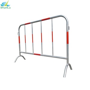 Mạ kẽm tude tạm thời kiểm soát đám đông kim loại Road <span class=keywords><strong>Barrier</strong></span> giao thông hàng rào sản phẩm - Product Image 3