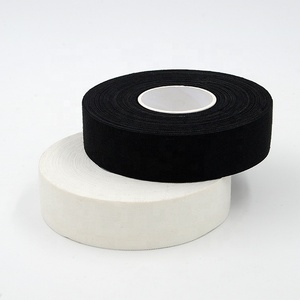 Bâton de hockey sur glace <span class=keywords><strong>en</strong></span> tissu de coton blanc multicolore écologique personnalisé, protecteur de poignée de lame, ruban de sport - Product Image 1