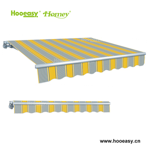 Aluminio terraza sombrilla caravana retráctil Homey toldos techo de <span class=keywords><strong>la</strong></span> tienda - Product Image 3