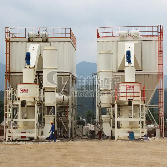 Mesin Pembuat Bubuk Gypsum, Penggilingan Raymond Penggiling untuk Pembuatan Papan Gypsum