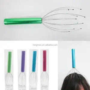 vibrante <span class=keywords><strong>testa</strong></span> collo del cuoio capelluto polpo rilascio dello stress rilassarsi strumento massaggiatore - Product Image 1