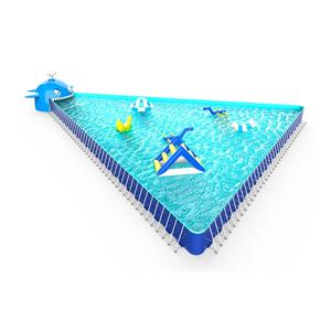 <span class=keywords><strong>Piscine</strong></span> gonflable hors sol pour enfants, grande taille, facile à transporter, avec <span class=keywords><strong>pompe</strong></span>, requin Mad, onduleur, - Product Image 5