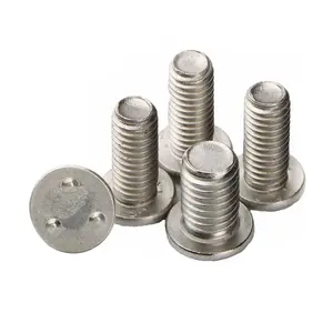 Custom A2 304 316 Stainless Steel Ultra Low Cup Head T3 Projection Weld Studs Screw