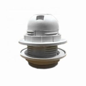 <span class=keywords><strong>Vintage</strong></span> <span class=keywords><strong>portalampada</strong></span> in bachelite E27 lampadina zoccolo di plastica luce del pendente accessori nero bianco - Product Image 1