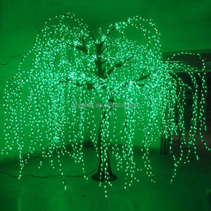 Szyulee 2.0 Mètres de haut 2592 led extérieure artificielle saule arbre de noël en forme de lumière - Product Image 1