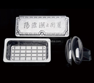 Bandeja <span class=keywords><strong>de</strong></span> camarones desechable reciclable para mariscos para Sushi Sandwich Fideos Pastel Chocolate Caramelo Galleta Embalaje Hecho PP - Product Image 4