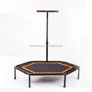 Trampoline de sport Wellshow avec barre de maintien réglable, rebondisseur de fitness, entraîneur cardiovasculaire pour adultes - Product Image 3