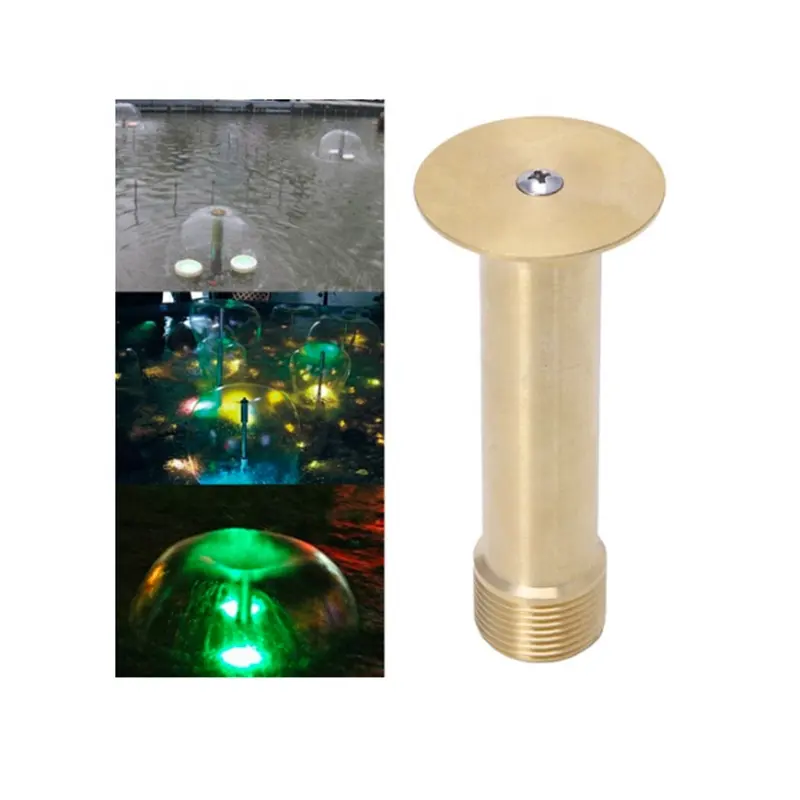 Factory Supply Stainless Steel Brass Head Nozzle small decorative water design Dancing Fountain Accessories