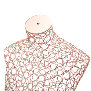 Venta al por mayor Metal Art Famale maniquí <span class=keywords><strong>modista</strong></span> vestido forma parte superior del cuerpo maniquí - Product Image 6