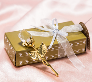 Eleganti Rose <span class=keywords><strong>di</strong></span> Cristallo Bomboniere e Regali per Invitati <span class=keywords><strong>di</strong></span> Nozze - Product Image 3