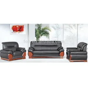 Furnitur Kulit Kantor Sofa (FOH-6630), Banyak Pilihan Warna