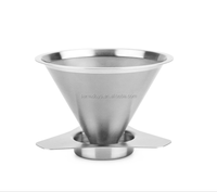 Nouvelle cafetière manuelle en verre borosilicate transparent réutilisable, pour le café filtre à la maison ou en voyage, faite à la main et soufflée à la bouche, 600 ml