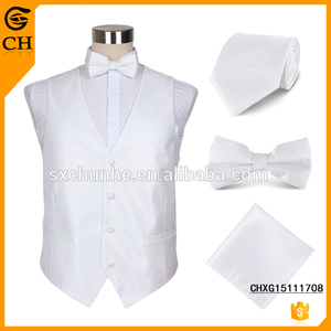 Chunhe फैक्टरी कस्टम फैशन सूट वास्कट सस्ते सफेद औपचारिक स्नूकर Waistcoats कस्टम डिजाइन पॉलिएस्टर पुरुषों वास्कट बनियान - Product Image 2