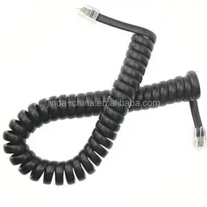 old curly retractable telephone handset cord