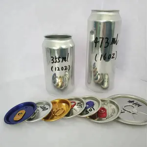 Empty Beer Tin Can 473ml With Can Lids Sale