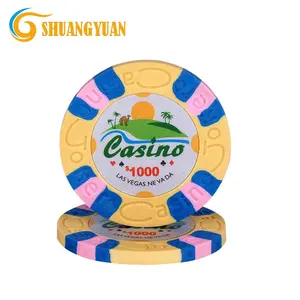 10g saf kil Casino Joker kazınmış Poker Chip