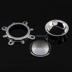 Alta Calidad 30W 50W 100W LED 44mm Led Glass Reflector Cup Led Lens + Reflector Colimador + Soporte fijo Drop - Product Image 1