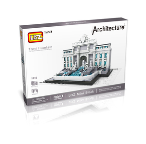Loz Fontana di Trevi mini Young buildings blocks particles block toy brick series gifts - Product Image 2
