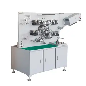 Kleur Automatische Roterende Satijnen Label Printing Machine, Textiel Polyester Lint Tape Offset Printer