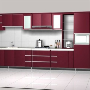 Luxury High Gloss Custom ไม้เวียดนามครัวตู้หินอ่อนสำหรับขาย - Product Image 3