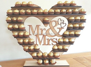Support de présentation de mariage en forme de cœur d'arbre Mr et Mme <span class=keywords><strong>Ferrero</strong></span> <span class=keywords><strong>Rocher</strong></span> - Product Image 2