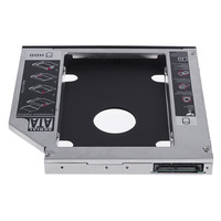 Casing HDD Super Tipis 12.7mm dari Produsen China, Caddy HDD Sata ke Sata untuk Hard Disk 2.5 Inch, Enclosure HDD Kedua