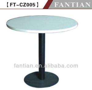 Pas cher prix de plastique forgé fer fast <span class=keywords><strong>food</strong></span> restaurant table à manger ensemble - Product Image 1