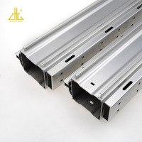 Material de construcción compuesto de aluminio para ventanas y puertas, extrusión 6063 6061