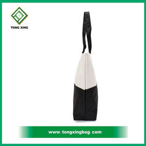 Mujer shoppping bolsa <span class=keywords><strong>de</strong></span> lona <span class=keywords><strong>de</strong></span> algodón bolso <span class=keywords><strong>de</strong></span> <span class=keywords><strong>mano</strong></span> con <span class=keywords><strong>mango</strong></span> - Product Image 4