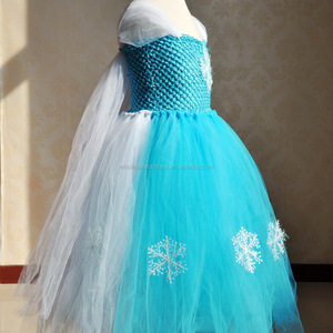 Muchachas <span class=keywords><strong>de</strong></span> los niños Vestidos vestido <span class=keywords><strong>de</strong></span> traje <span class=keywords><strong>de</strong></span> La Princesa <span class=keywords><strong>Anna</strong></span> <span class=keywords><strong>Elsa</strong></span> Congelado 2016 - Product Image 2