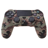 Camouflage Silicone Gel caoutchouc à manches souples housse de couverture pour Playstation 4 PS4 Pro Slim contrôleur
