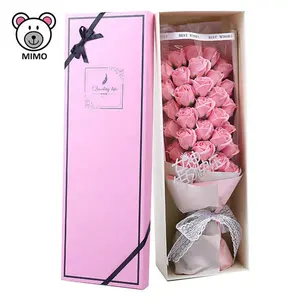 Làm Bằng Tay Khá Màu Hồng Cô Gái Xà Phòng Tăng Cô Dâu Hoa Bó Hoa Cho Người Yêu Mới Của Valentine Món Quà Ngày Phim Hoạt Hình Ngọt Ngào Hoa Hồng Xà Phòng Hoa Bó Hoa