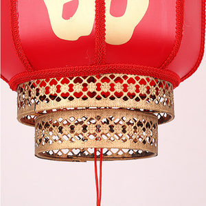 Impermeable de alta calidad chino tradicional de tela rojo linterna <span class=keywords><strong>luces</strong></span> al aire libre para la venta - Product Image 5