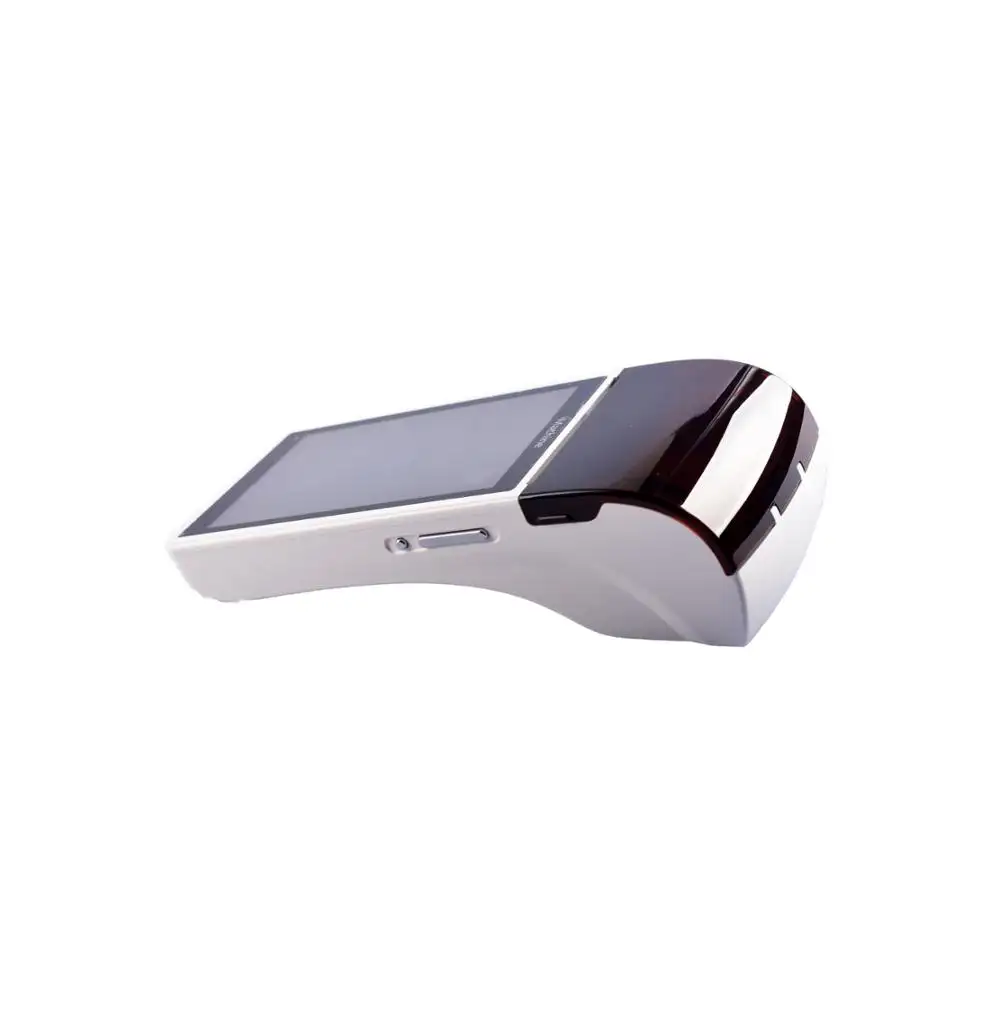 हाथ में पीओएस टर्मिनल मोबाइल नकदी रजिस्टर के लिए खुदरा भुगतान प्रिंट बिल QR कोड स्कैनर 58mm थर्मल प्रिंटर