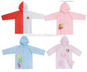 Children Waterproof Pvc Rain Poncho <strong>Kids</strong> <strong>Raincoat</strong> - Product Image 4