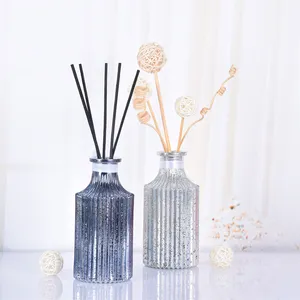 220ml Refill Colorful Empty Aroma Reed Diffuser Glass Bottle for Home Decor