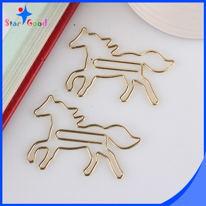 Personnalisé <span class=keywords><strong>De</strong></span> <span class=keywords><strong>Bureau</strong></span> Mémo Titulaire Liant Cheval En Forme <span class=keywords><strong>de</strong></span> Trombones - Product Image 1