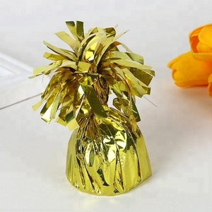 <strong>Balloon</strong> <strong>Weights</strong> - Rainbow Foil Tinsel <strong>Balloon</strong> <strong>Weights</strong> for Kids Birthday Party Supplies Wedding Party Supplies SBC023 - Product Image 4