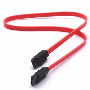 Cáp Dữ Liệu <span class=keywords><strong>SATA</strong></span> 2 3 Có Khóa Chốt Kép Clip HDD Thẳng Từ Nữ Sang Nữ 6Gbps Đỏ 50Cm - Product Image 4