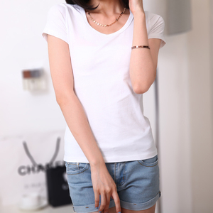 T-shirt in <span class=keywords><strong>cotone</strong></span> organico personalizzato da <span class=keywords><strong>donna</strong></span>, - Product Image 5