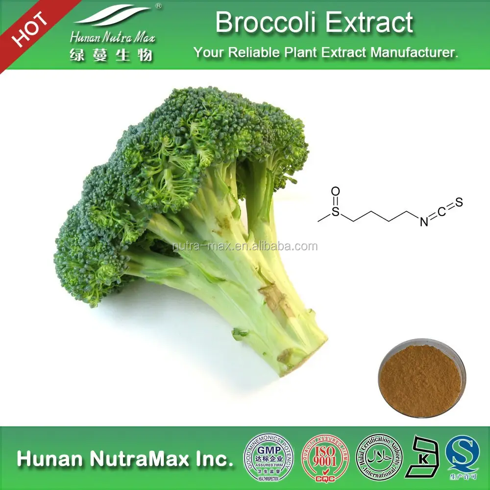 Brokoli özü, brokoli özü filiz, sulforaphane 0.5%- 98% cas yok.: 4478-93-7