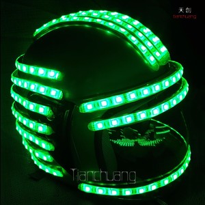 Super <strong>Men</strong> Smart Motorcycle <strong>LED</strong> Helmets Light up Bike Helmet, <strong>LED</strong> Dance Accesory - Product Image 3