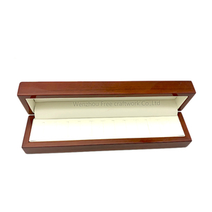 Bán Buôn Hộp Gỗ Biểu Tượng Tùy Chỉnh Đàn Piano Varnish Vòng Cổ & Nhẫn Hộp Quà Tặng Bao Bì Lưu Trữ Đồ Trang Sức Bút Bút Chì Hộp Lưu Trữ - Product Image 5