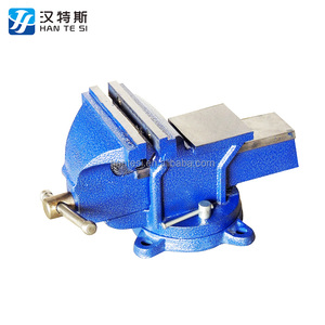 Hantesi 5 pulgadas ingeniero Banco giratorio 360 Vice base taller vise clamp jaw mesa de trabajo - Product Image 6