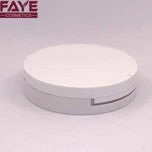 Hộp Đựng Mỹ Phẩm Trang Điểm Tròn Màu Trắng Chuyên Nghiệp Bao Bì Nhỏ Gọn Rỗng - Product Image 1