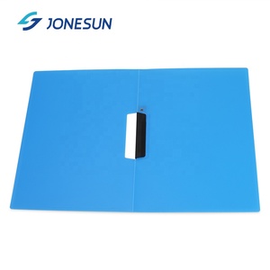 Hardcover <strong>A4</strong> Clear Color <strong>PP</strong> Plastic Presentation <strong>File</strong> Folder with Pivotable Clamp Clip - Product Image 4