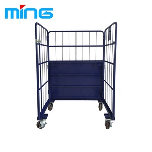 बिक्री के लिए लॉजिस्टिक रोल धातु अलमारियों दूध पिंजरे ट्रॉली - Product Image 5